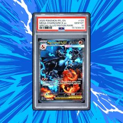 Pokemon Phantasmal Flames Mega Charizard X EX Special Illustration Rare SIR 125/094 PSA 10 SLAB Card FS/FT