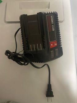 Battery charger for screw gun