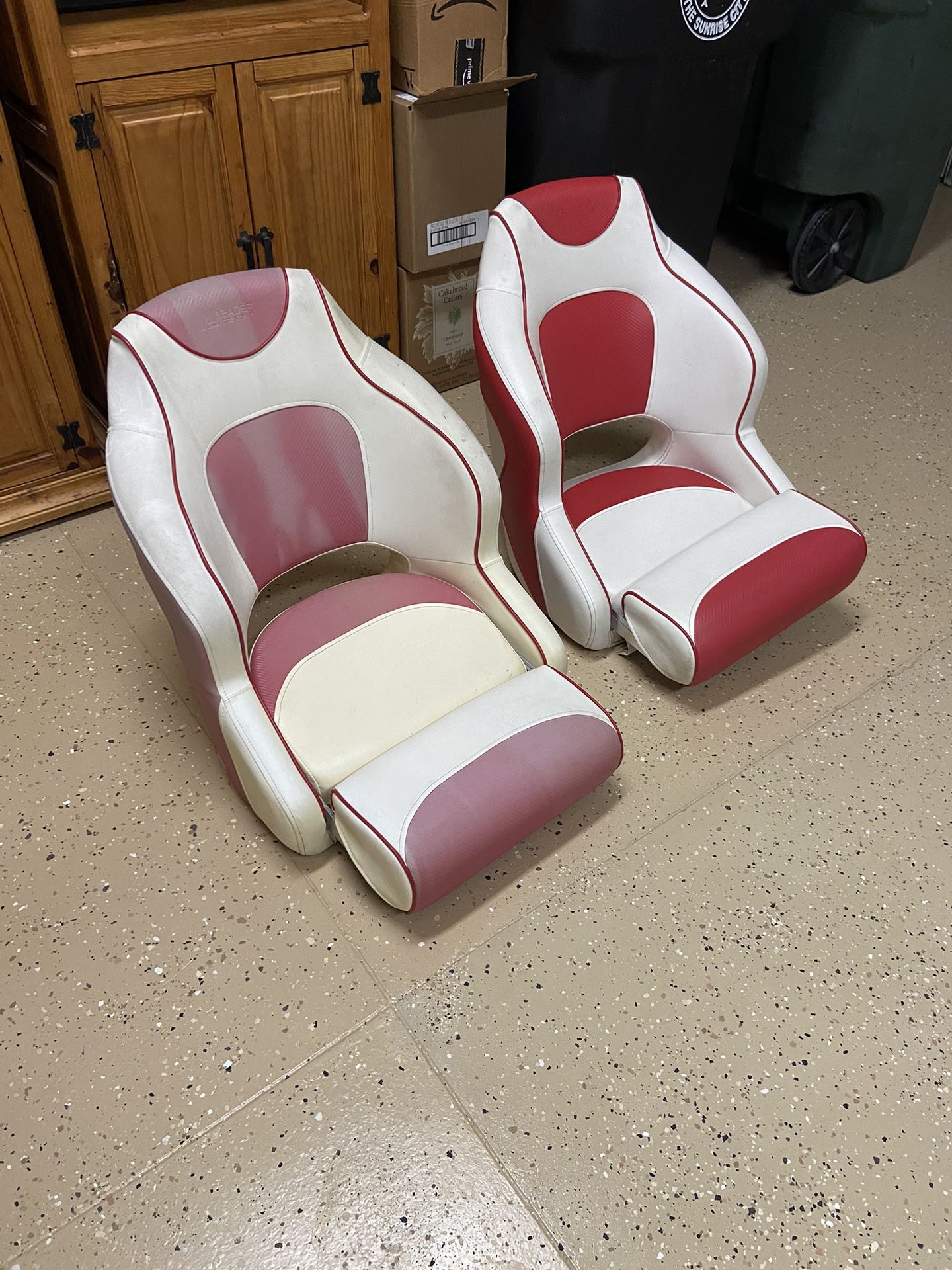 Two Marine Boat Seats