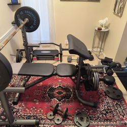 Weider Olympic Workout Bench with Squat Rack

