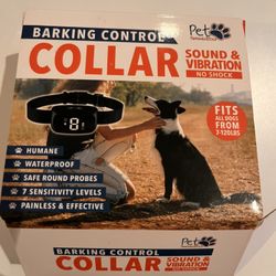Bark Collar, Nearly Brand New, Pet Pawsibilities 