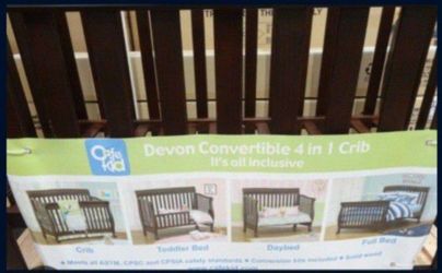 Convertible 4 In 1 Crib,toddler Crib,day Bed
