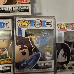 Tanjiro Kamado Funko Pop Signed by Zach Aguilar
