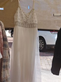 white dress