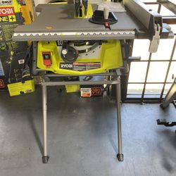 Ryobi 10” Table Saw With Stand $149.99