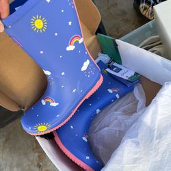 New Girl Rain Boots New Box Is Damaged Paid 55 Daughter Didn’t Want Them 