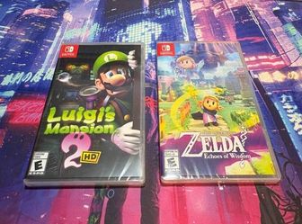 Nintendo switch Zelda echoes of wisdom & luigi mansion 2