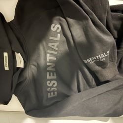 Black Essentials Hoodie And Sweats 