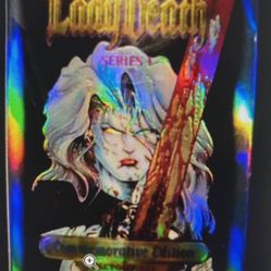 “LADY DEATH” 1994 Series 1 UNOPENED COMMEMORATIVE FACTORY SET!! (105) Cards+(5) Card NECRO INSERTS!!😎