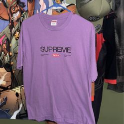 Purple Supreme Large Shirt 