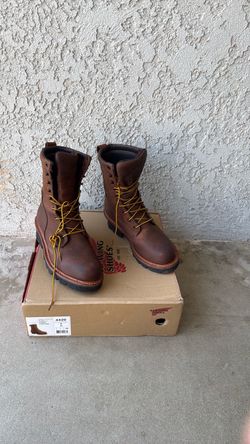 Red Wing Men’s Boots Size 8 Steel Toe