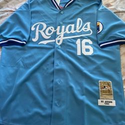 Bo Jackson 1985 Kansas City Royals Jersey (Stitched)