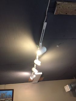 Track lights. Two total