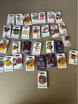 Disney pins 15.00 each