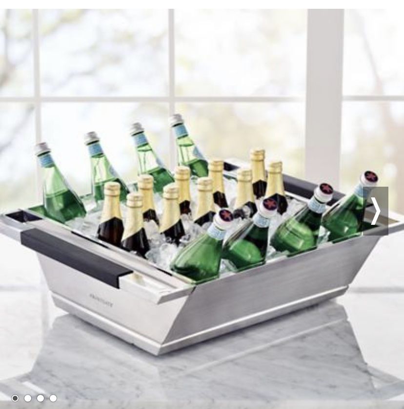 Frontgate Double Wall Stainless Steel Beverage Tub
