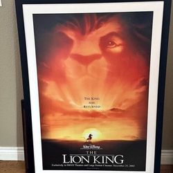 Lion King Movie Poster 