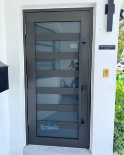 Beautiful modern impact doors