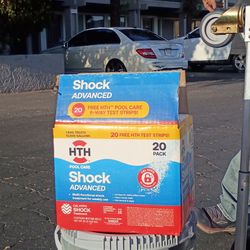 Pool supplies SHOCK