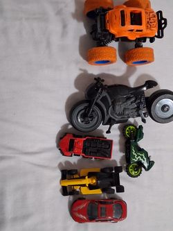 Toy Vehicles Bundle – Cars, Motorcycle, Monster Truck Lot Kids Toys