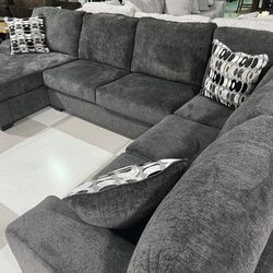 Living Room Furniture Sectional Couch With Chaise Set 🔥$39 Down Payment with Financing 🔥 90 Days same as cash