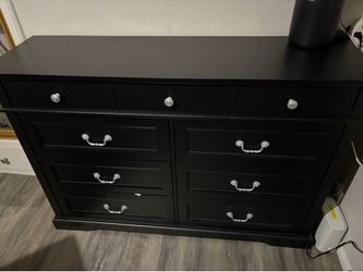 Black dresser