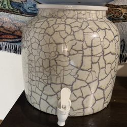Ceramic Water Dispenser with 2 Water Jugs
