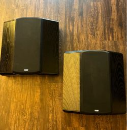 Bowers & Wilkins B&W CDM SNT Wall Mount Speakers Pair Black  Original  Owner