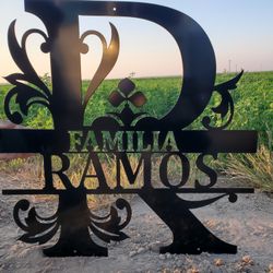 Custom metal monograms