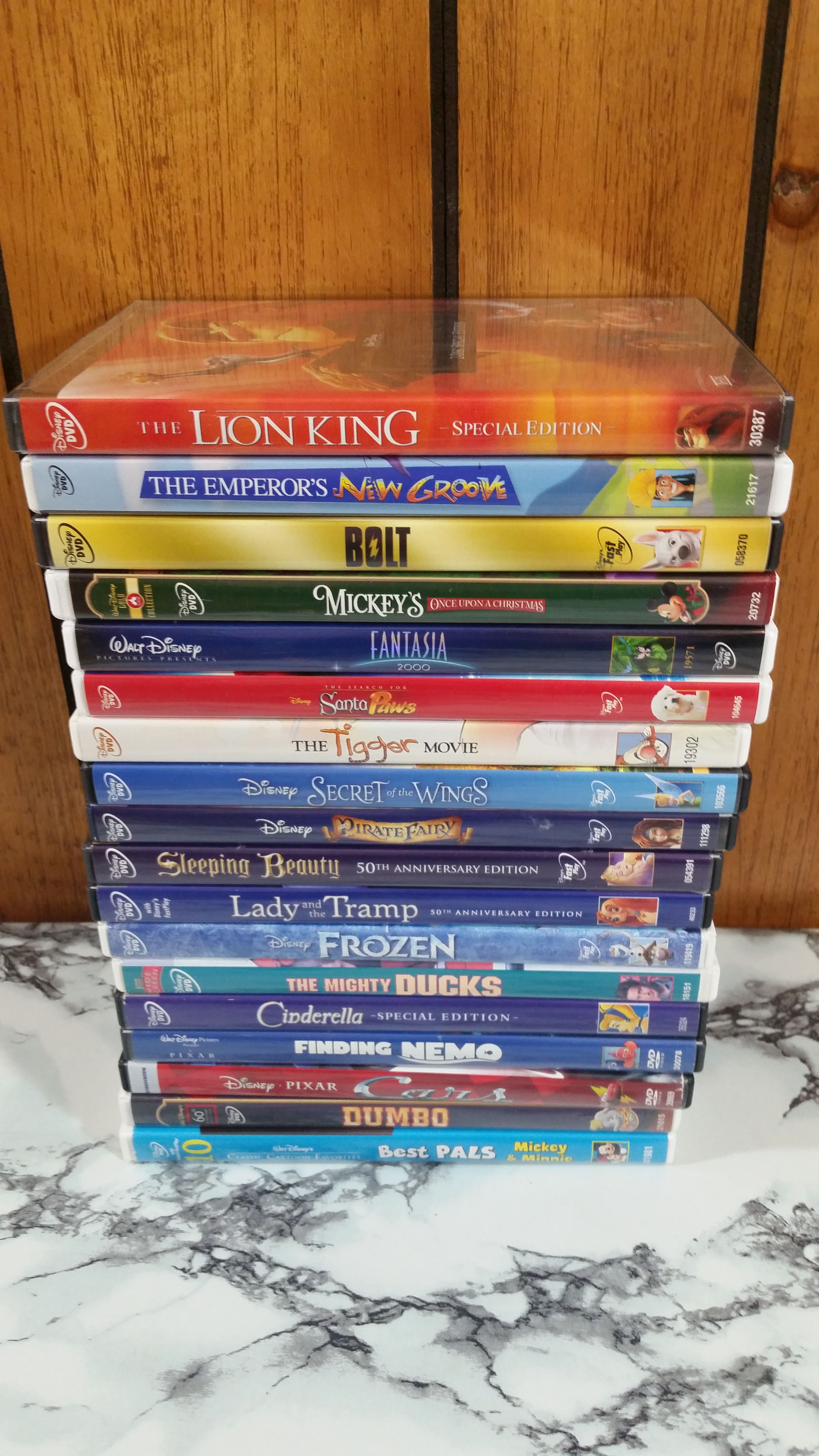 18 disney dvds Nemo lion King up kids movies cartoons 50 for all