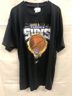 L REEBOK “PHOENIX SUNS” TEE IN BLACK