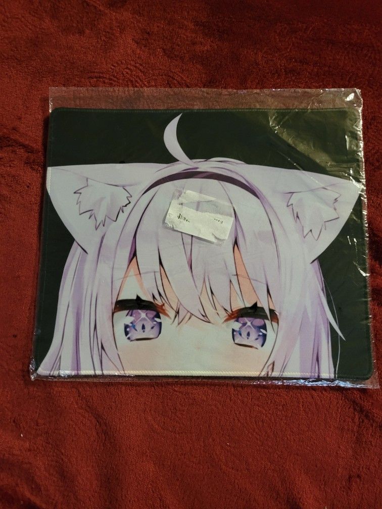 NWT KIDS NEKOMATA OKAYU PEEKER MOUSE PAD 10×12"