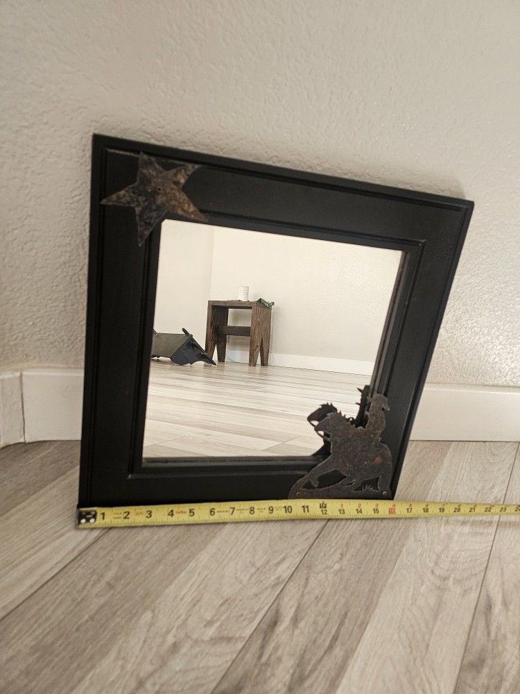 Set Of Shelves With a Mirror Real Wood