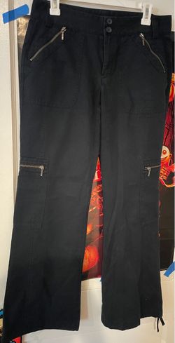 Banana Republic Black Cargo Pants with Zip Pockets
