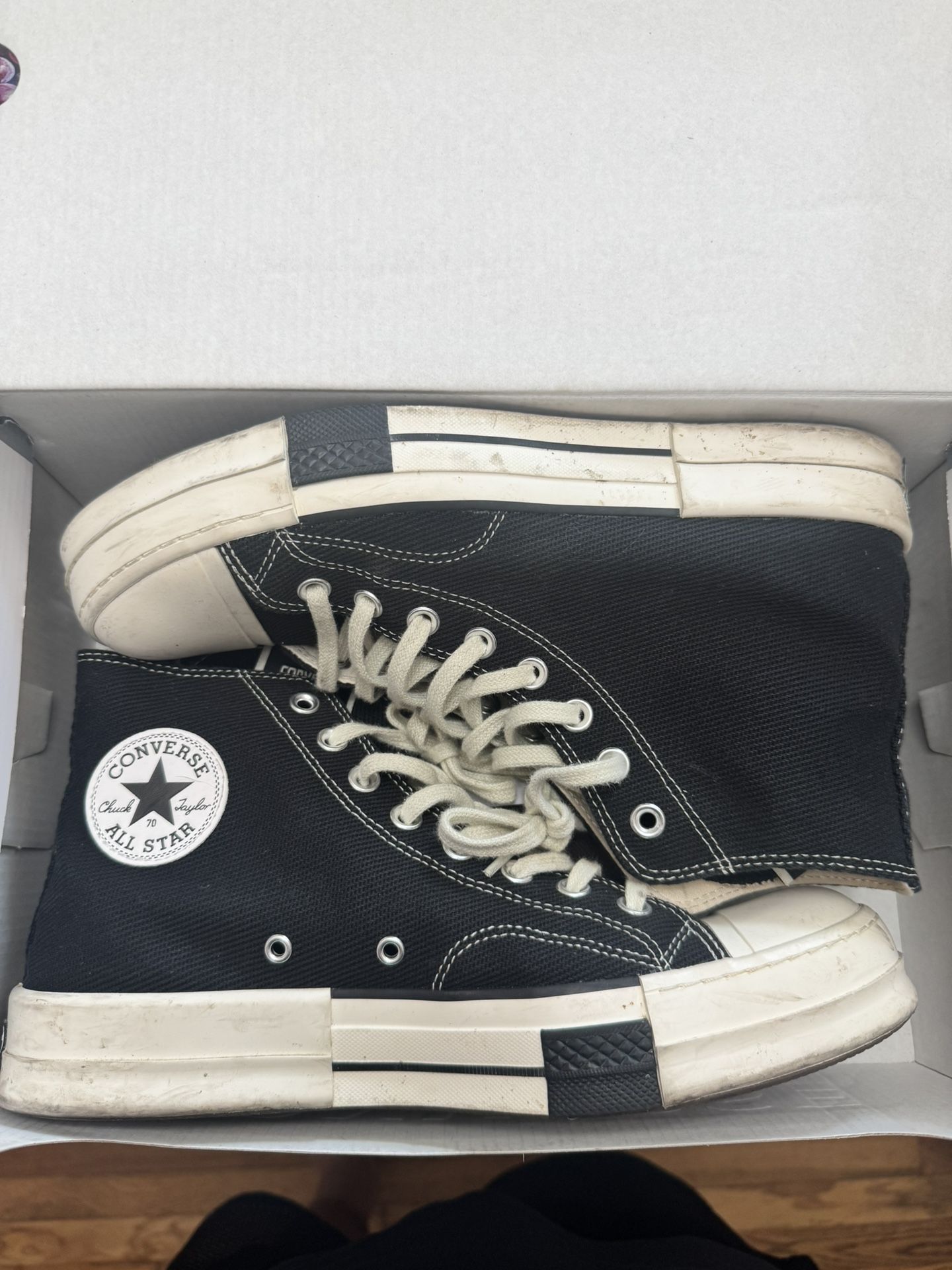 Rick Owen’s X Converse Chuck 70s Black Size 10 Men’s Used