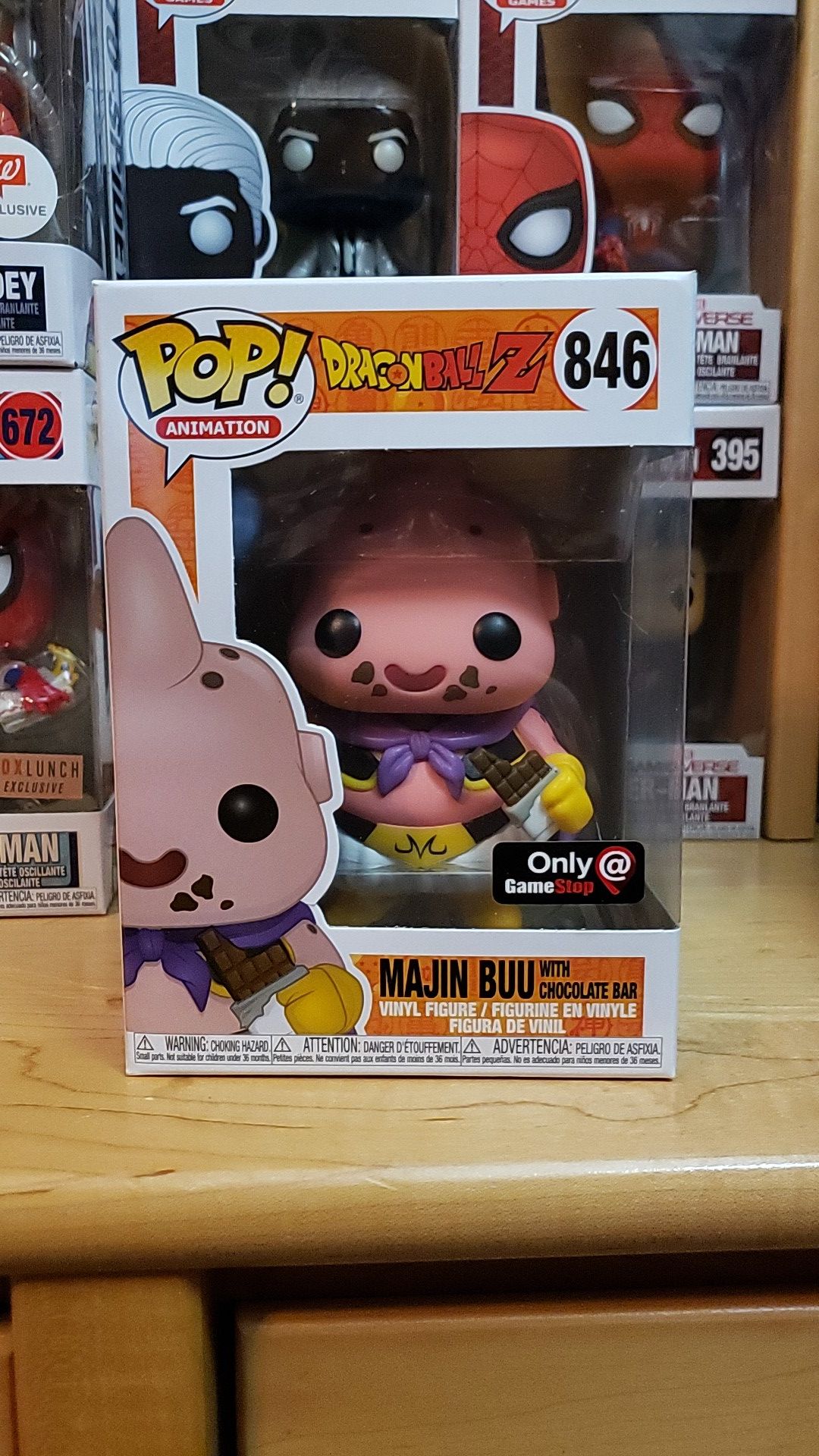 Funko Pop Majin with Chocolate Bar Exclusive