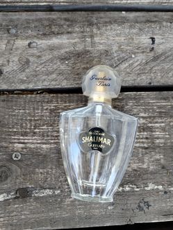 Empty perfume bottle