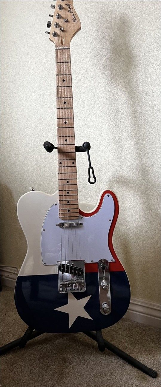 Custom Texas Flag Guitar