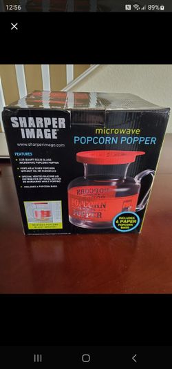 Sharper Image Microwave Popcorn Popper 