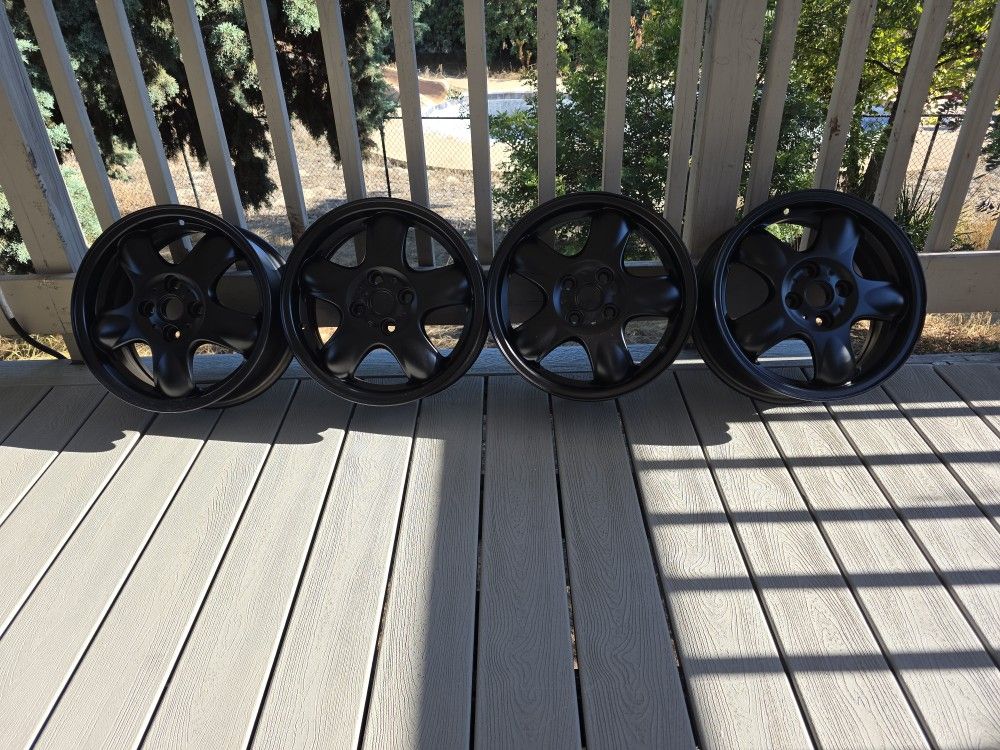 MINI Cooper Wheels satin black powder coated with Gyeon ceramic coating