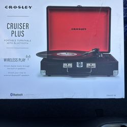 Crowley  Cruiser Plus Portable Turntable With Bluetooth