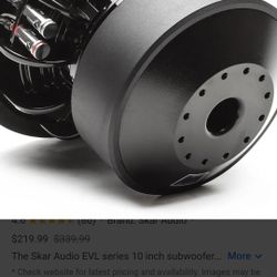 SKAR AUDIO  10" SUBWOOFER 