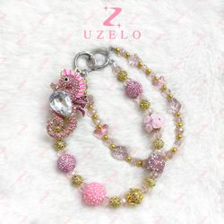 [Uzelo] Seahorse – Handmade Beaded Chain - Perfect Gift & Collectible  - Gift for her/him