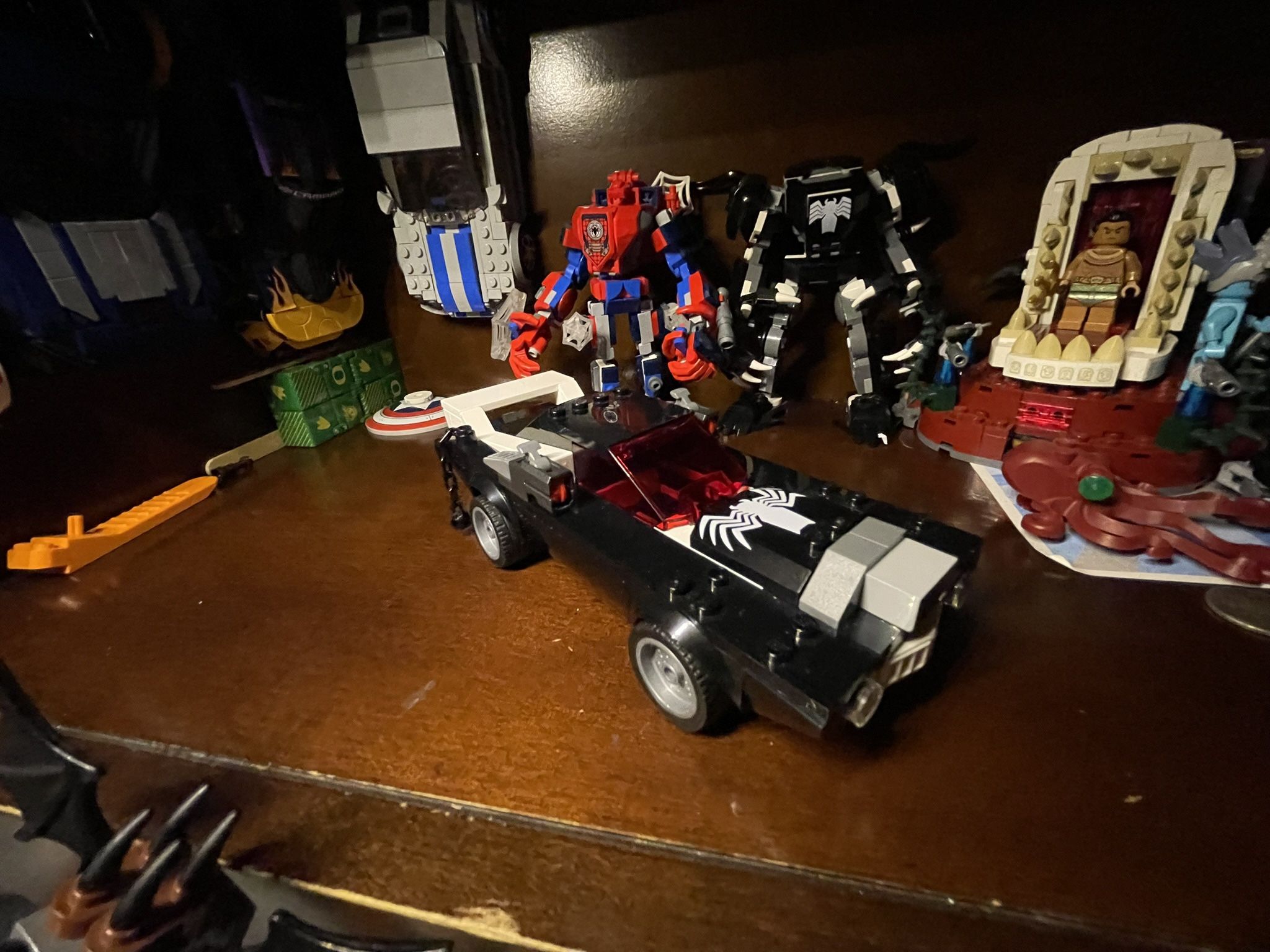 Lego Spiderman Vs venom Muscle Car (car Only)