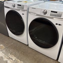 Electric Washer And Dryer Set 