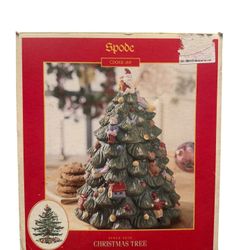 Spode Christmas Tree Cookie Jar