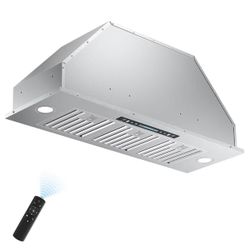 IKTCH 36-inch integrated extractor hood, 900 CFM, ductless convertible duct $200