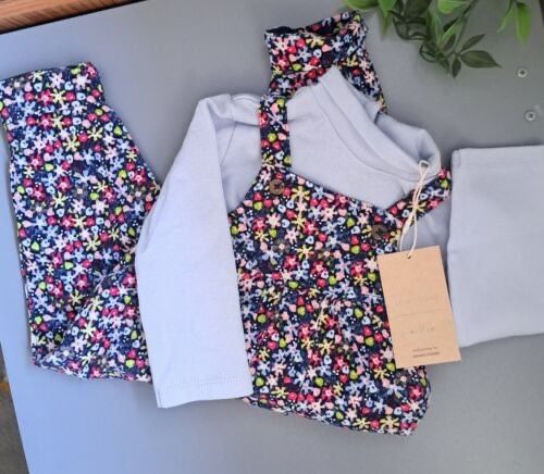 Baby Girl 3-6 Months BNWT Dunnes Leigh Tucker Willow Cord Dungaree Set