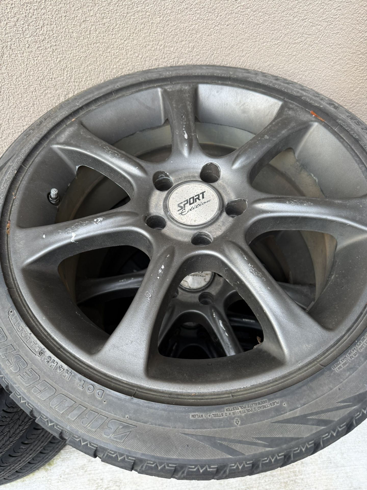 Wheels With Winter Tires 5x114.3