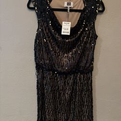 NWT Black Sequin Dress