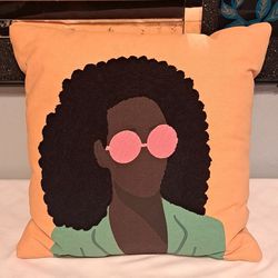 Throw Pillow Decorative Pillow Orange Room Essentials NEW!